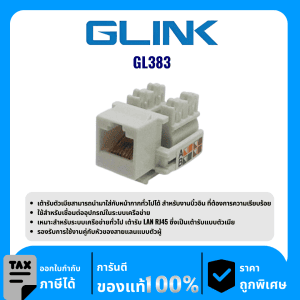 GLINK เต้ารับตัวเมีย RJ45 CAT5 รุ่น GL383